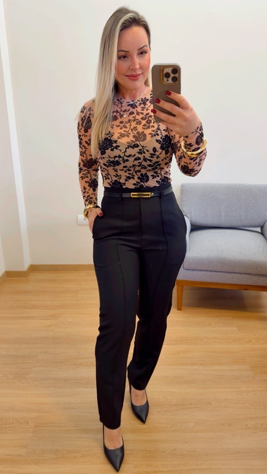 Calça Alfaiataria Skinny c/ cinto